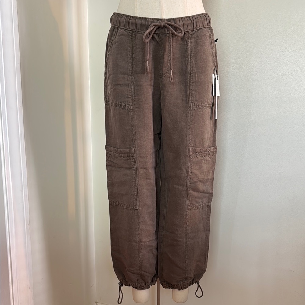 Linen Cargo Pants